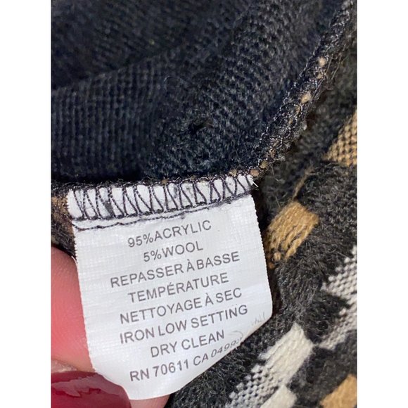 Women's Vex Collection Open Front Drape Gray Wool Blend Cardigan Sweater Size 46 - Picture 11 of 11